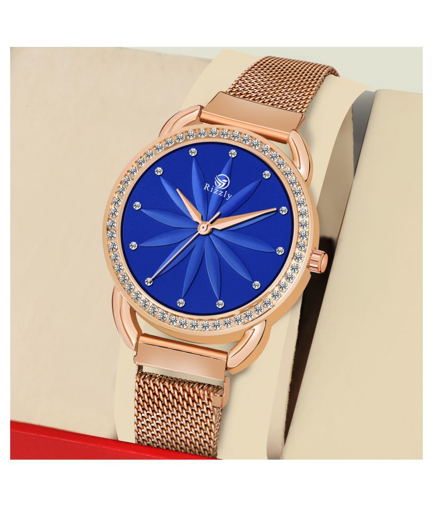 Rizzly Metal Round Womens Watch