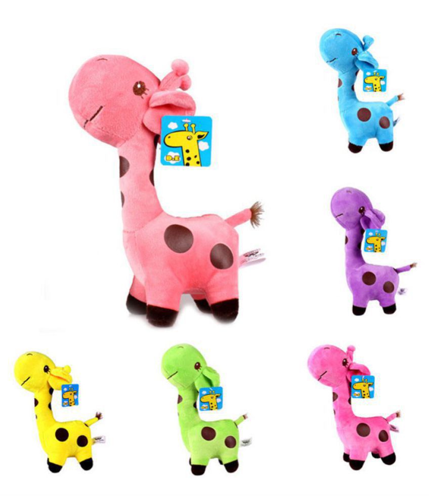     			Tickles Multicolor 1X Cute Giraffe Soft Plush Toy Animal Baby Kid Birthday Gift (Random Color) 25 cm