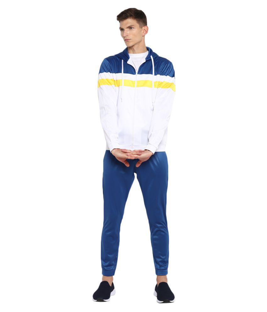     			Yuuki Men Blue/White/Yellow Mens Sp Cns Hood Fo Ts Track Suit
