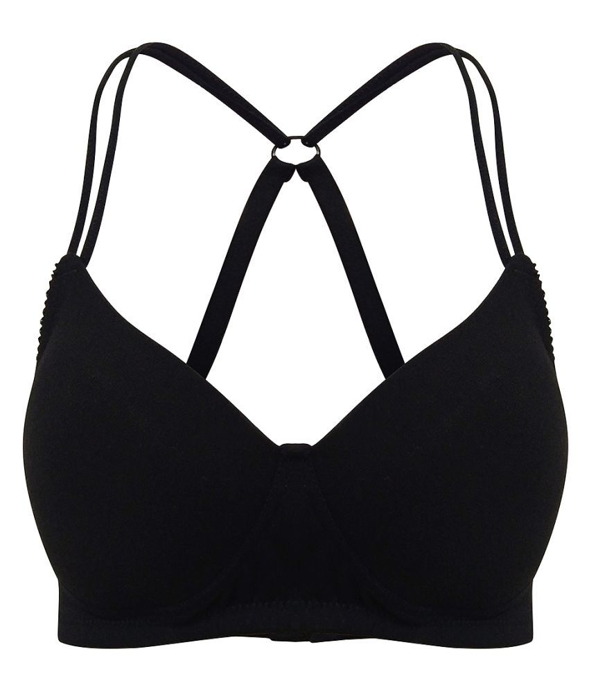     			Clovia Cotton Women's T-Shirt Bra ( Black )