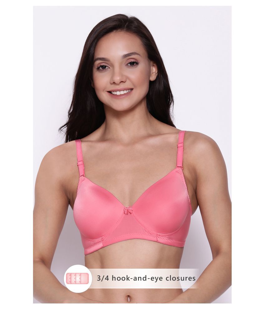     			Clovia Polyamide T-Shirt Bra - Pink Single