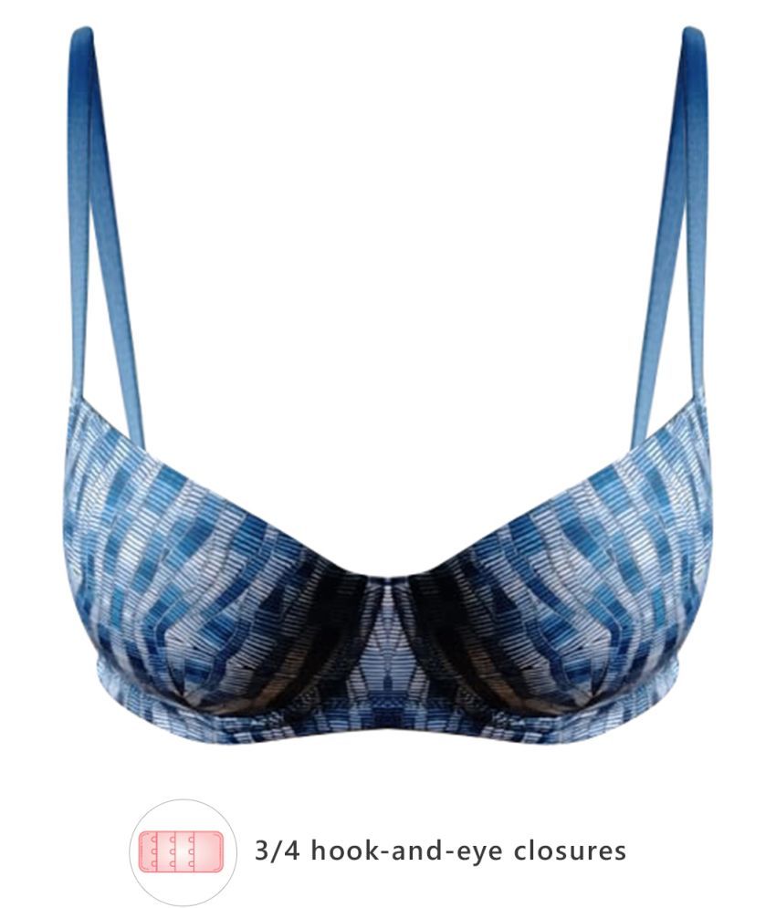     			Clovia Polyamide T-Shirt Bra - Blue Single