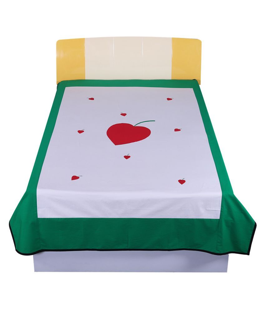     			Hugs'n'Rugs Cotton Single Bedsheet ( 230 cm x 150 cm )