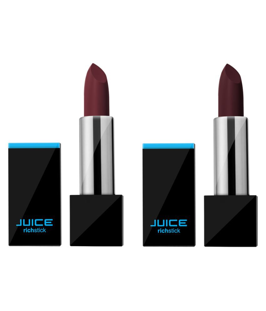     			Juice MYSTERIOUS RED & ROSEWOOD Creme Lipstick M-26,M-45 Chocolate Pack of 2 200 g