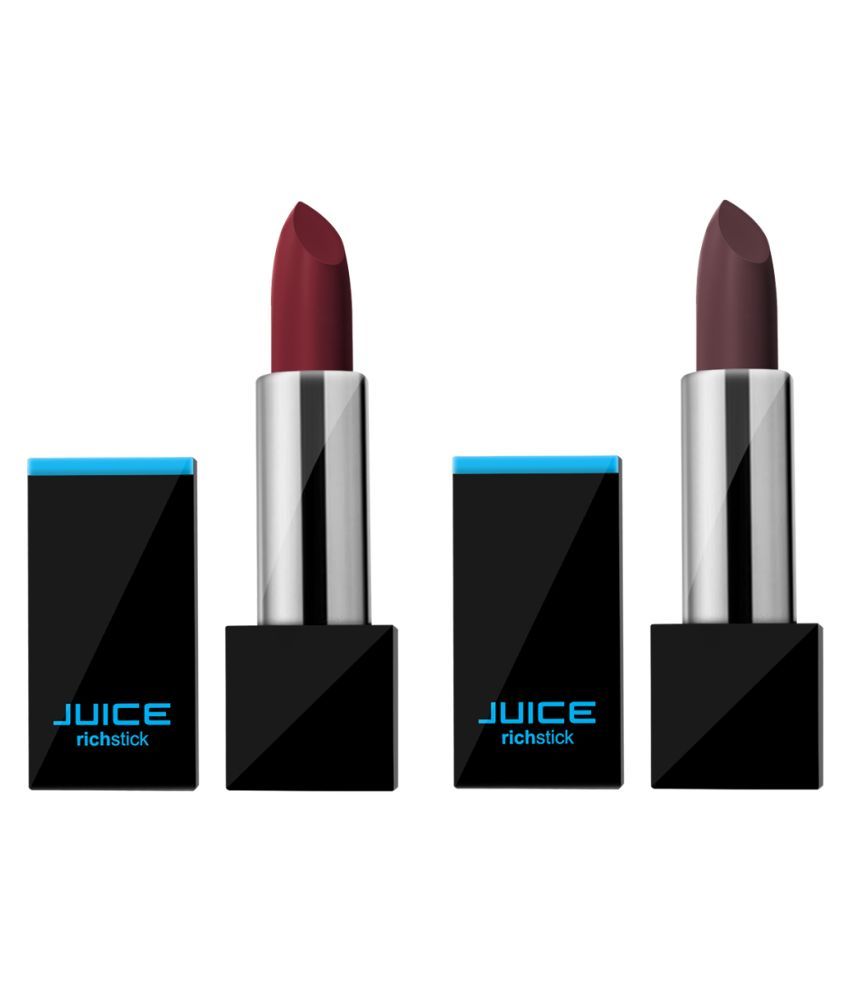     			Juice RASPBERRY & CHOCOLATE TRUFFLE Creme Lipstick M-20,M-72 Brown Pack of 2 200 g