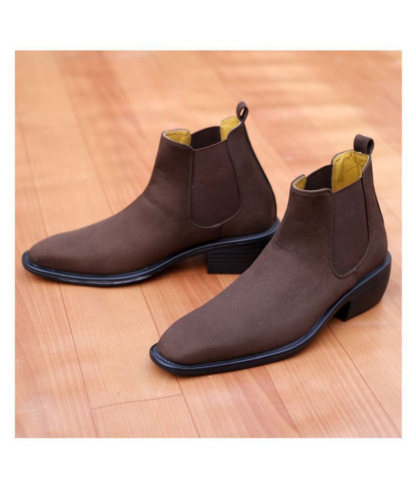     			BXXY Brown Chelsea boot