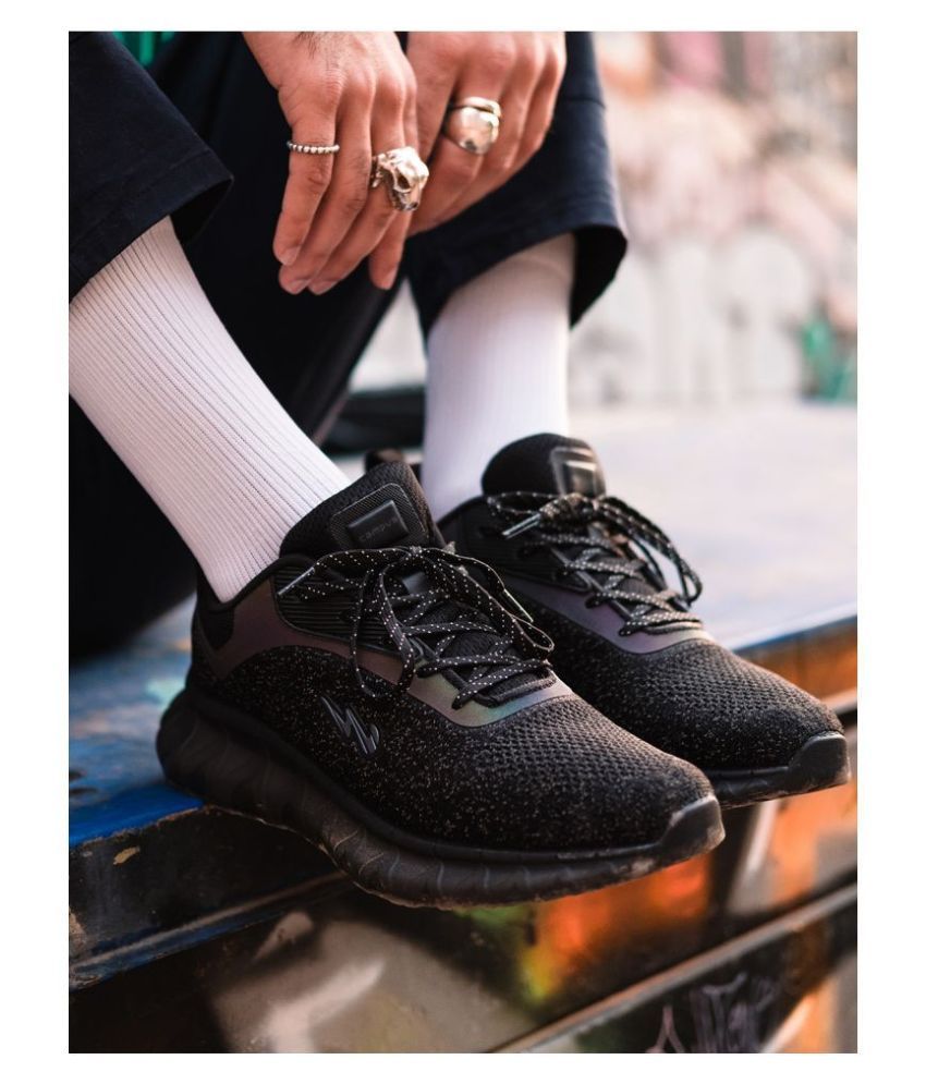 Black Men's Sports Running Shoes Online 