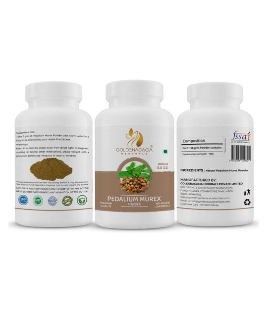     			GOLDENACACIA HERRBALS Pedalium Murex Powder 100g Powder 100 gm