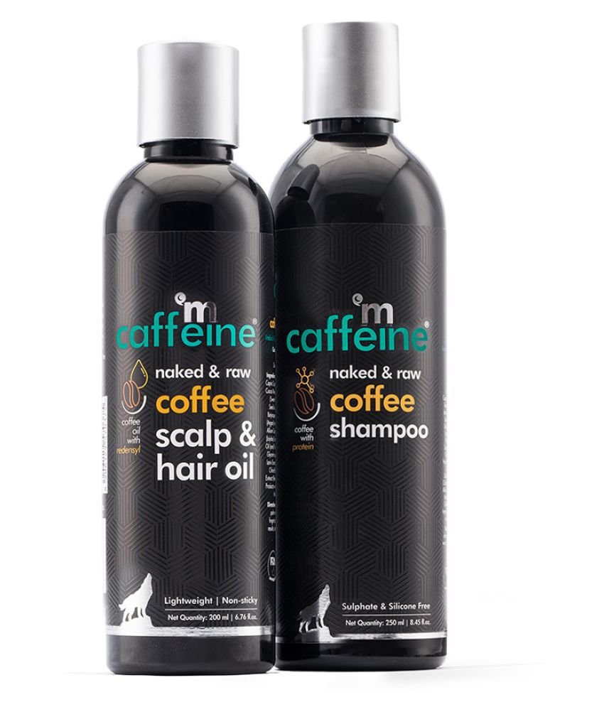     			mCaffeine Must-have Coffee Hair Care Kit for Hair Fall Control & Hair Growth - Shampoo & Hair Oil      