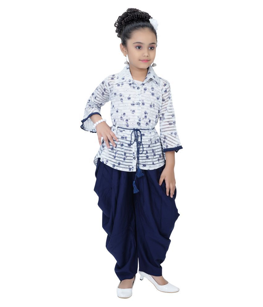     			ARSHIA FASHION Girls Cotton Blend ( , Blue )