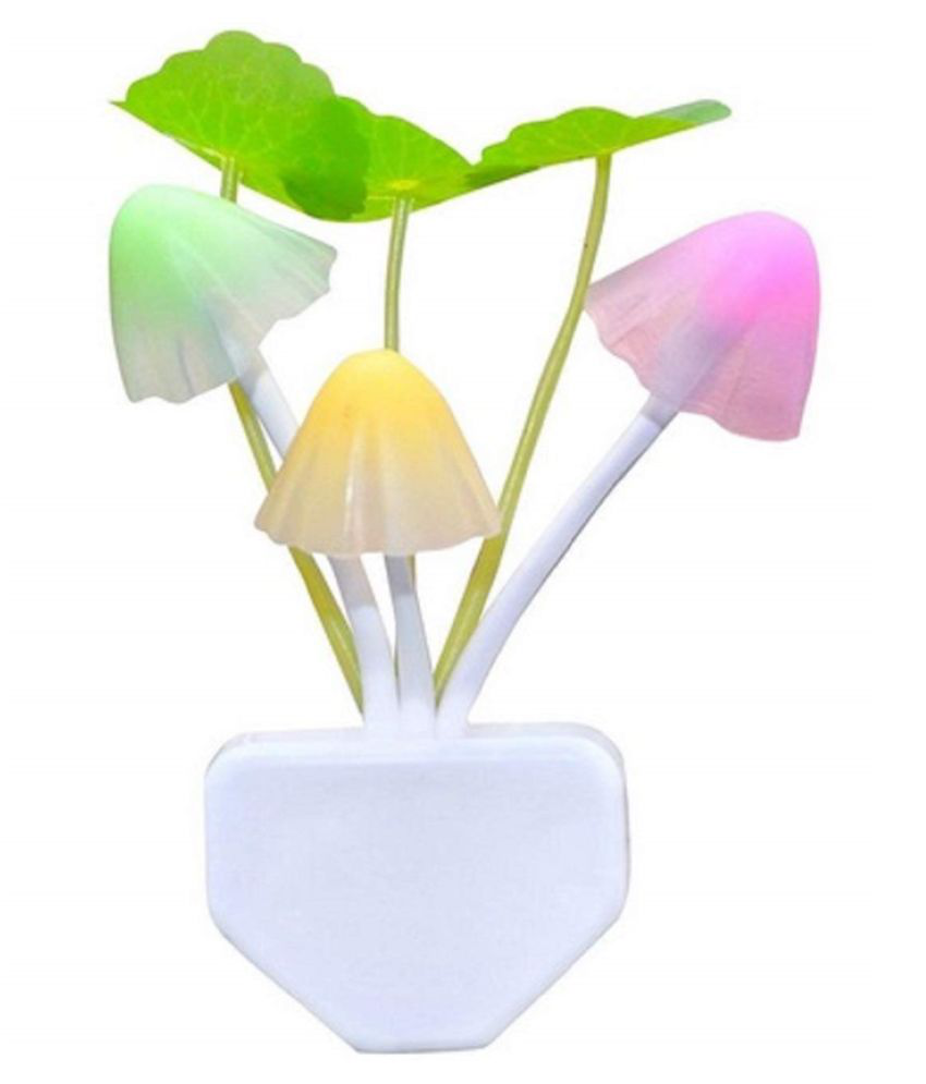     			AviListo Fancy Mushroom Shape Automatic Sensor LED Color Changing Light Night Lamp Multi - Pack of 1