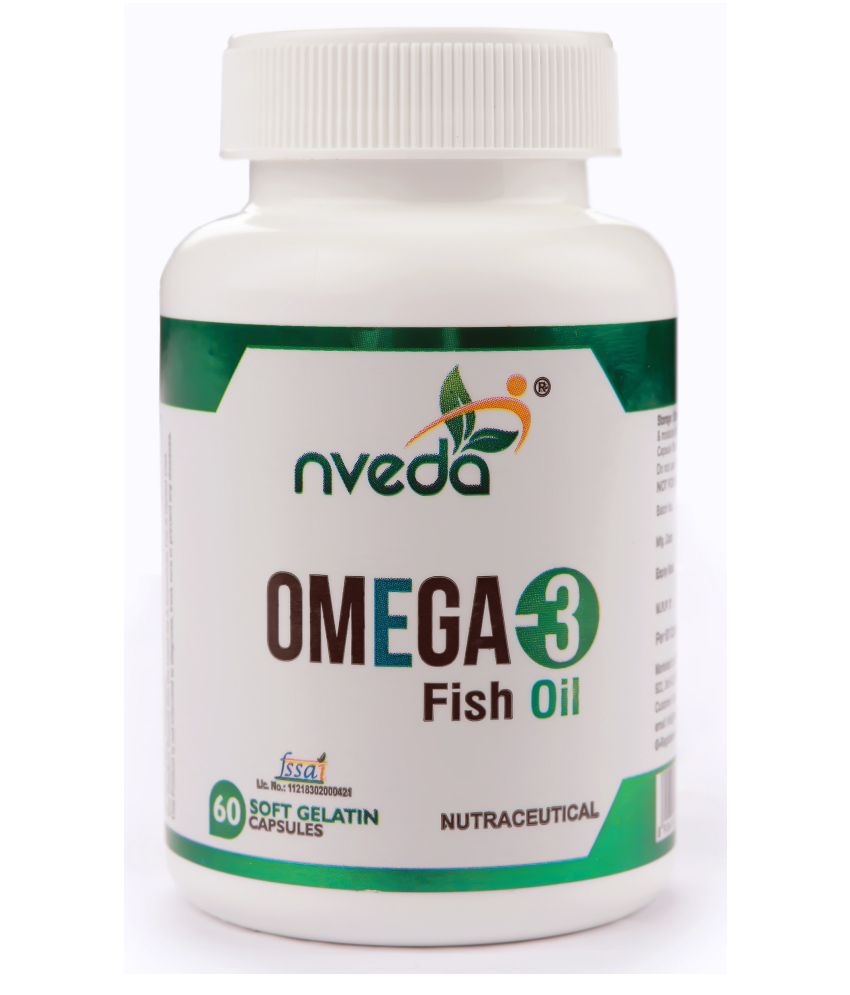 Nveda Omega 3 Supplements 60 Nos Softgel 1000 mg