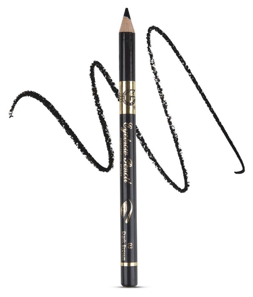     			Mattlook Eyebrow Pencil Long Lasting Formula, Professional Stylist, Dark Brown, Pack of 6 (7.2gm)