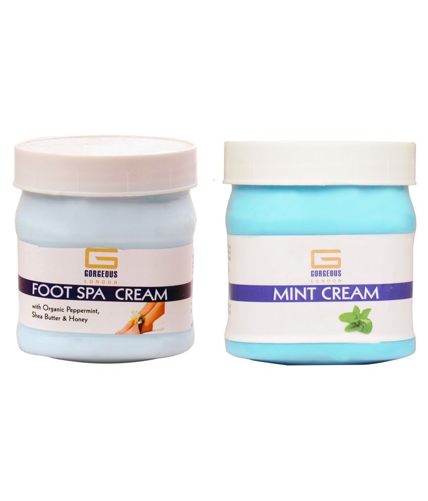 London Foot Spa Cream & Mint Cream Day Cream 450 gm Pack of 2