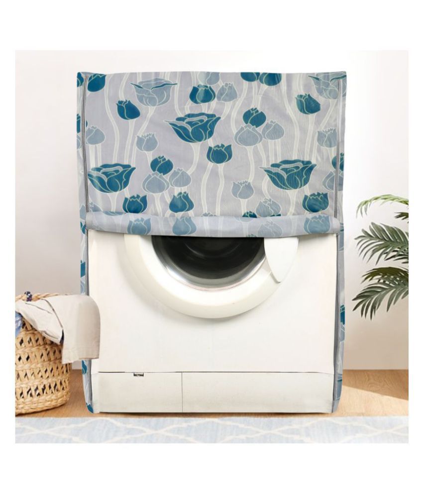     			E-Retailer Single PVC Blue Washing Machine Cover for Universal Front Load