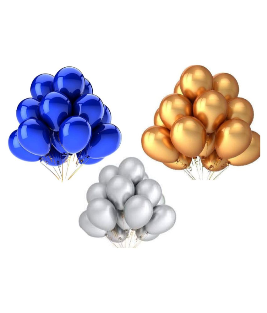     			Blooms Event Amazing Blue ,Golden , Silver   Pack of 51