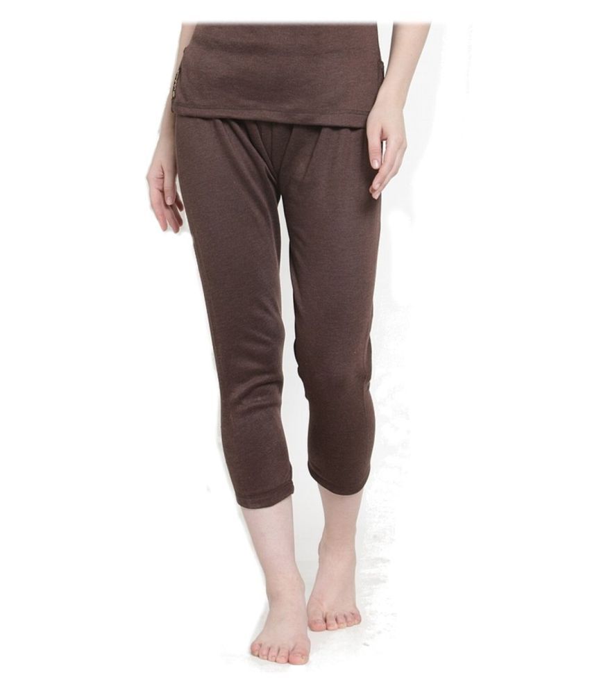     			Uzarus Cotton Blend Bottomwear - Brown