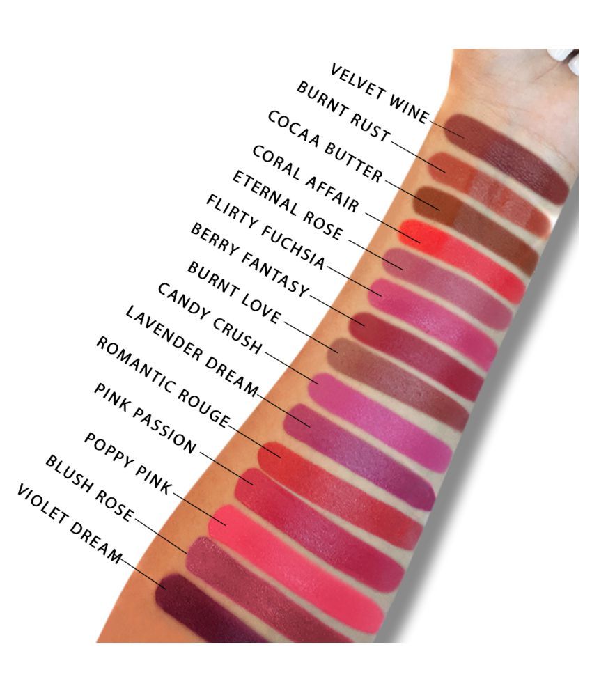 myglamm matte lipstick shades