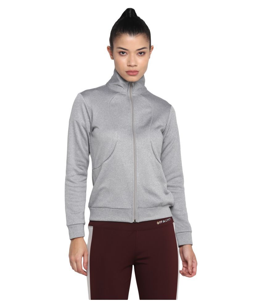 OFF LIMITS - Grey Polyester Women's Jacket