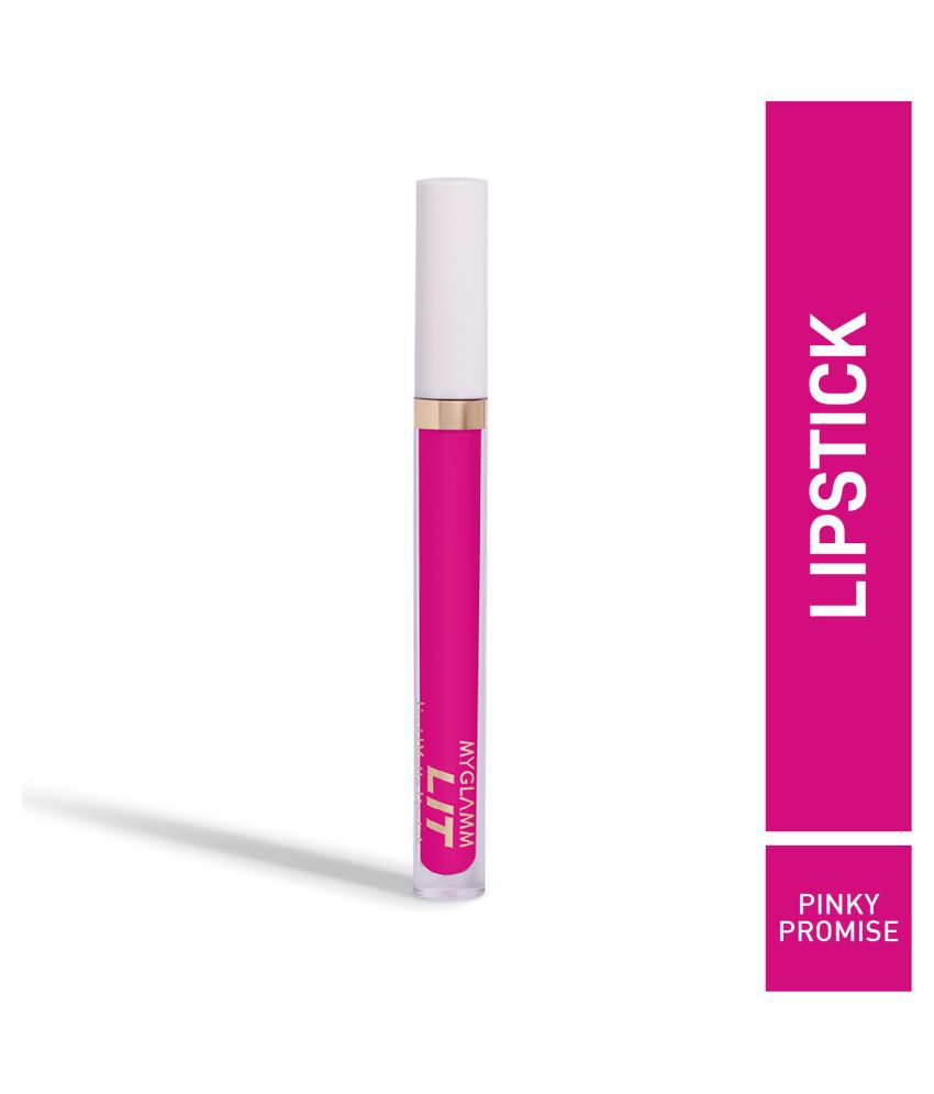     			MyGlamm LIT Liquid Matte Lipstick-Pinky promise-3ml