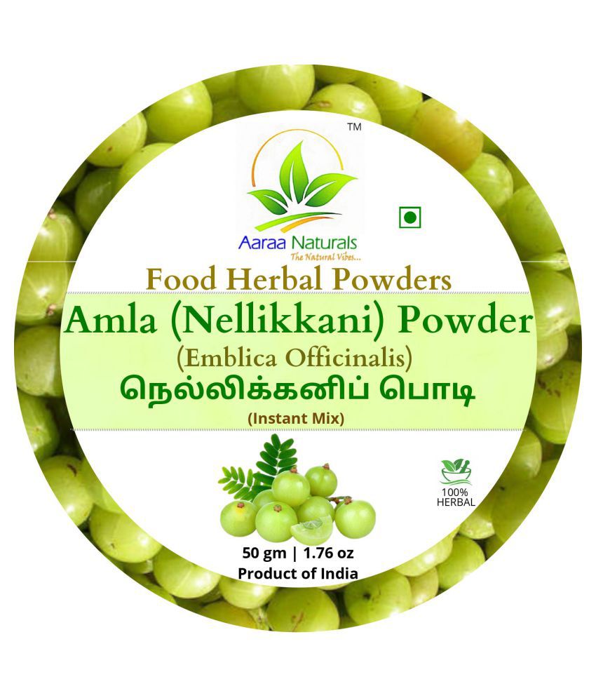     			Aaraa Amla (Nellikkani) Powder Instant Mix 50 gm Pack of 4