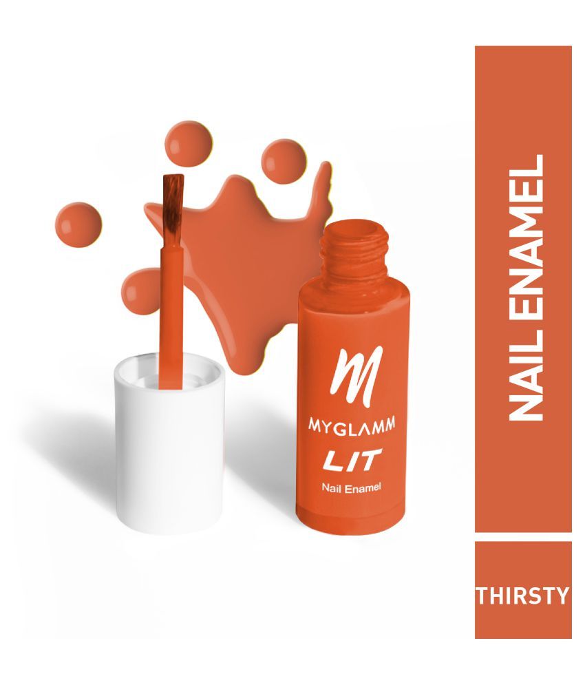     			MyGlamm LIT Nail Enamel-Thirsty-7ml