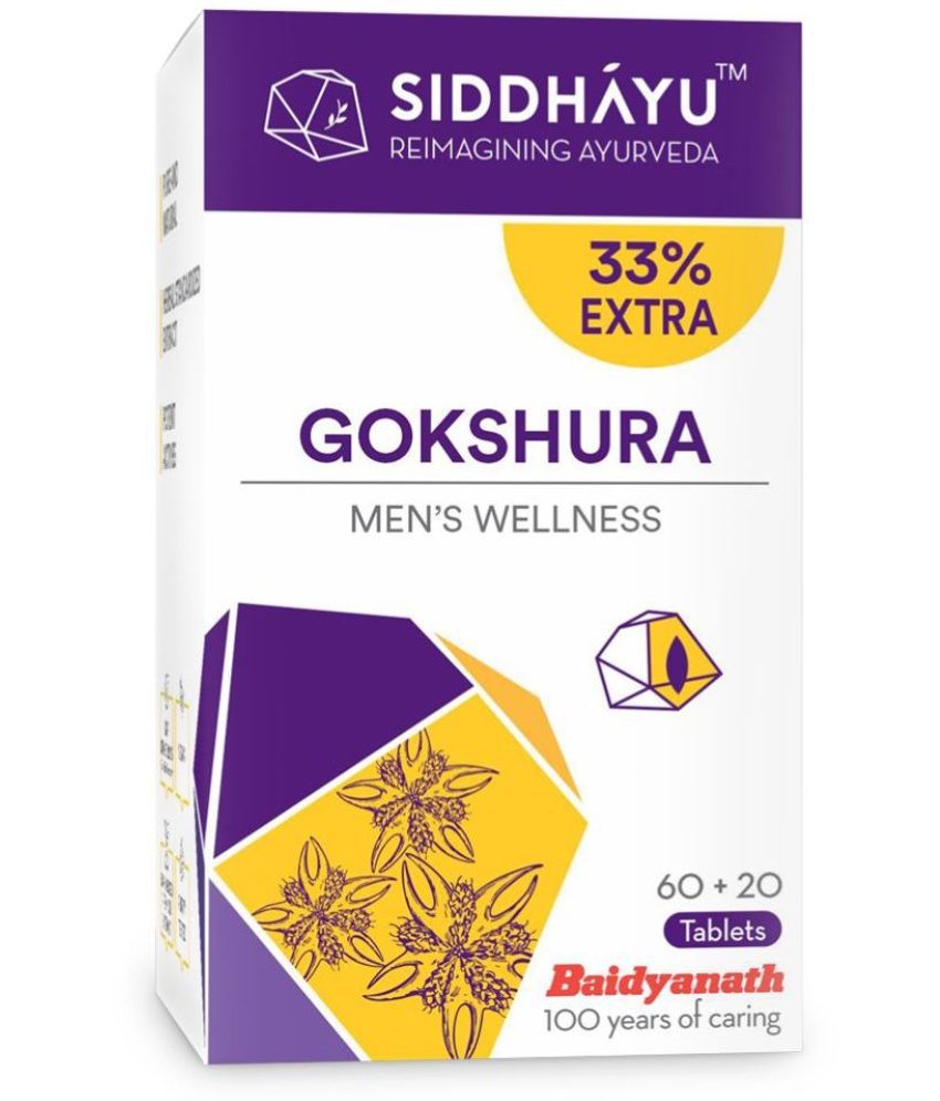    			SIDDHAYU Gokshura Tablet 80 no.s Pack Of 1