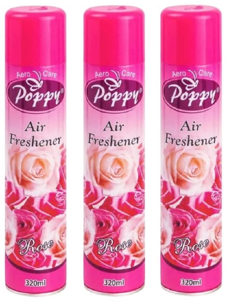     			Aero Care Poppy Room Freshener Spray ( Pack of 3 )