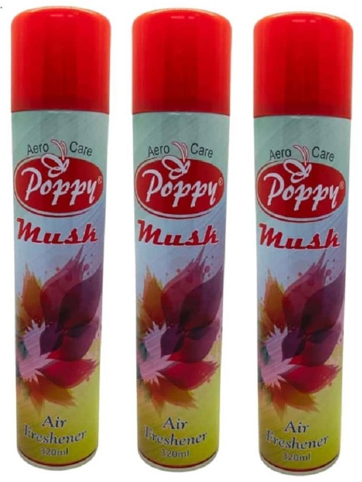     			Aero Care Poppy Room Freshener Spray ( Pack of 3 )