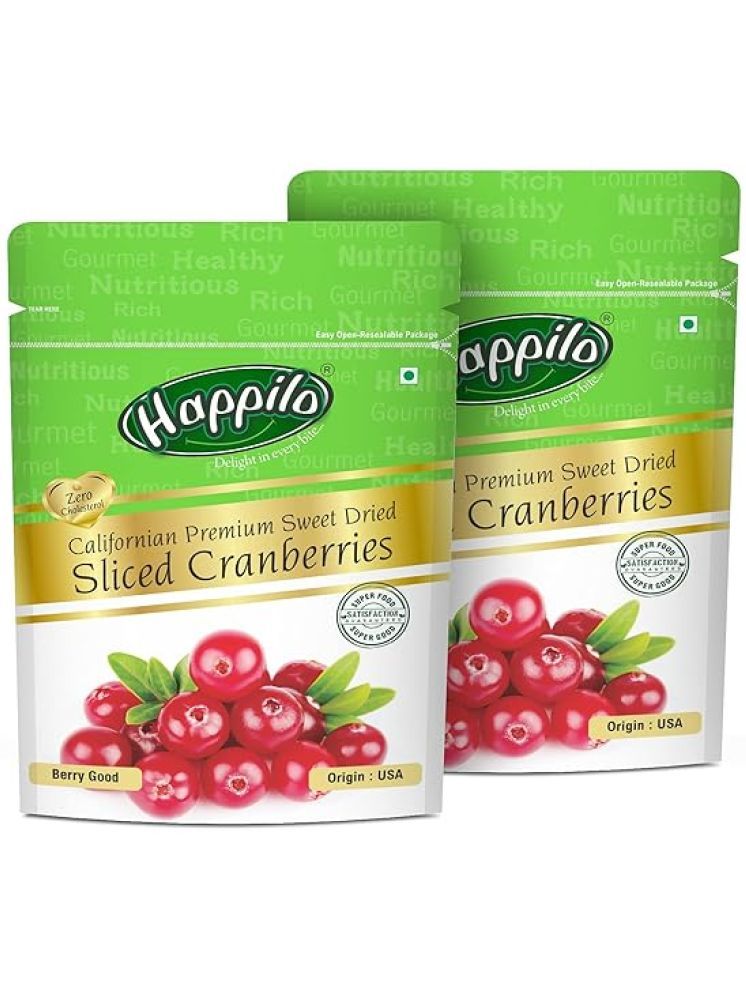     			Happilo Cranberry 200 Pack of 2