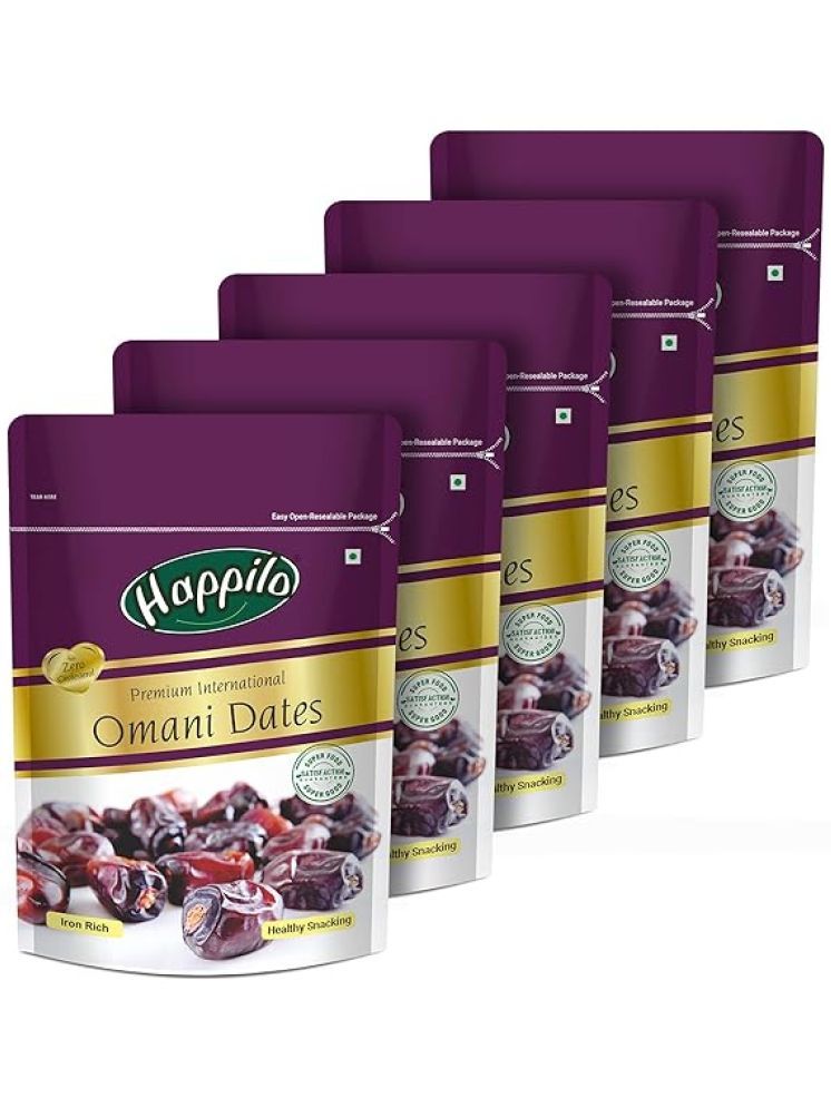     			Happilo Dates (Khajoor) 250 Pack of 5