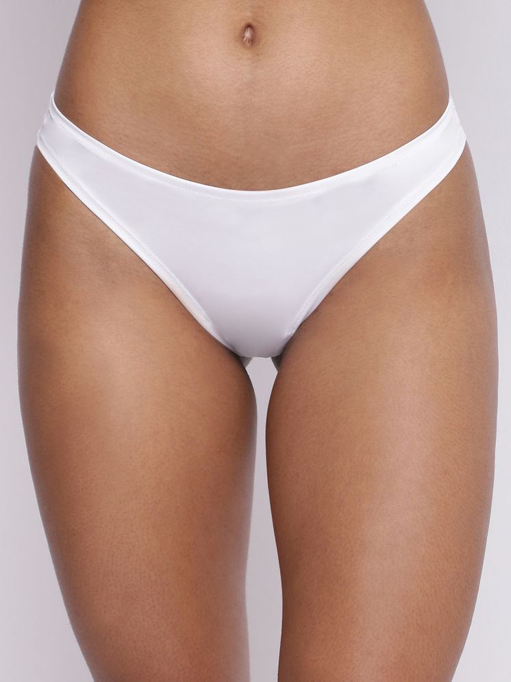     			La Intimo Pack of 1 Polyester Bikini For Women ( White )