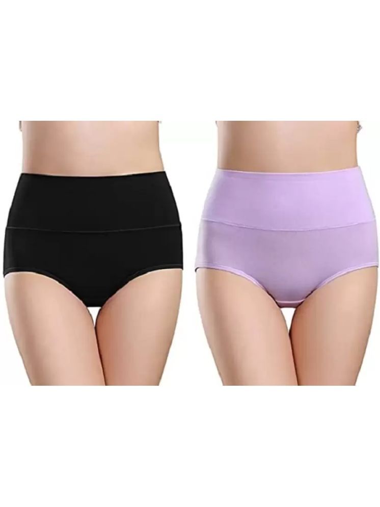     			Louis Craft Pack of 2 Cotton Lycra Period Panty For Women ( Multicolor1 )