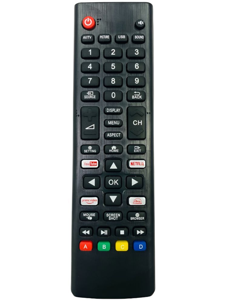     			Upix 1210 Smart TV LCD/LED Remote Compatible with Bush Smart TV