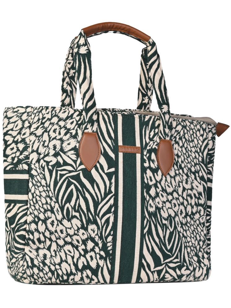     			ENSAC Tote Bag Cotton Set of 1 ( Green )