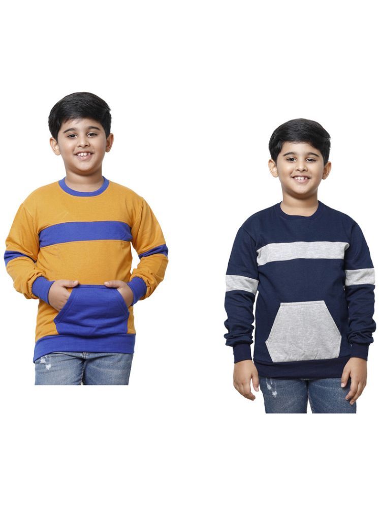     			IndiWeaves Pack of 1 Boys Fleece Sweatshirt ( Multicolor )