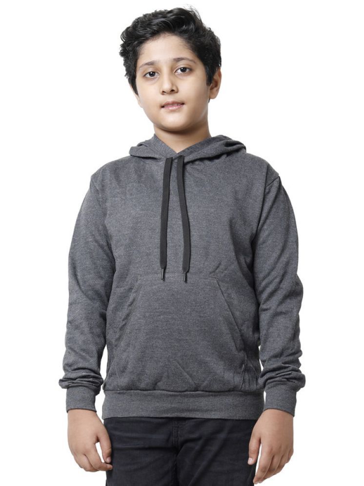     			IndiWeaves Pack of 1 Boys Fleece Sweatshirt ( Grey )