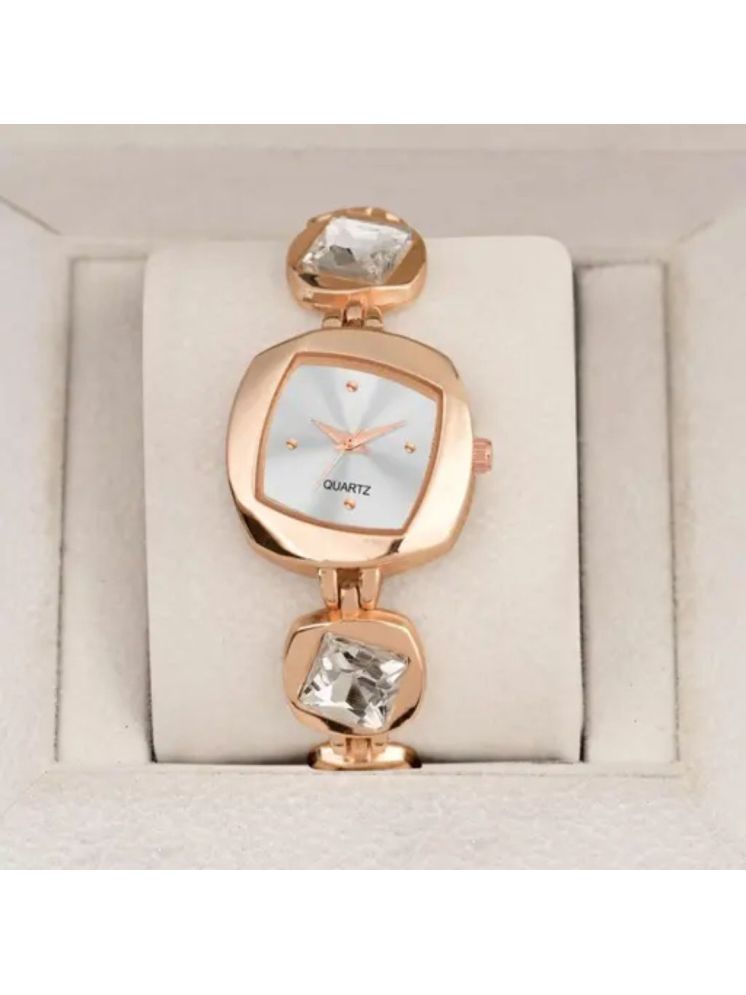     			MARKRIN Rose Gold Metal Analog Womens Watch