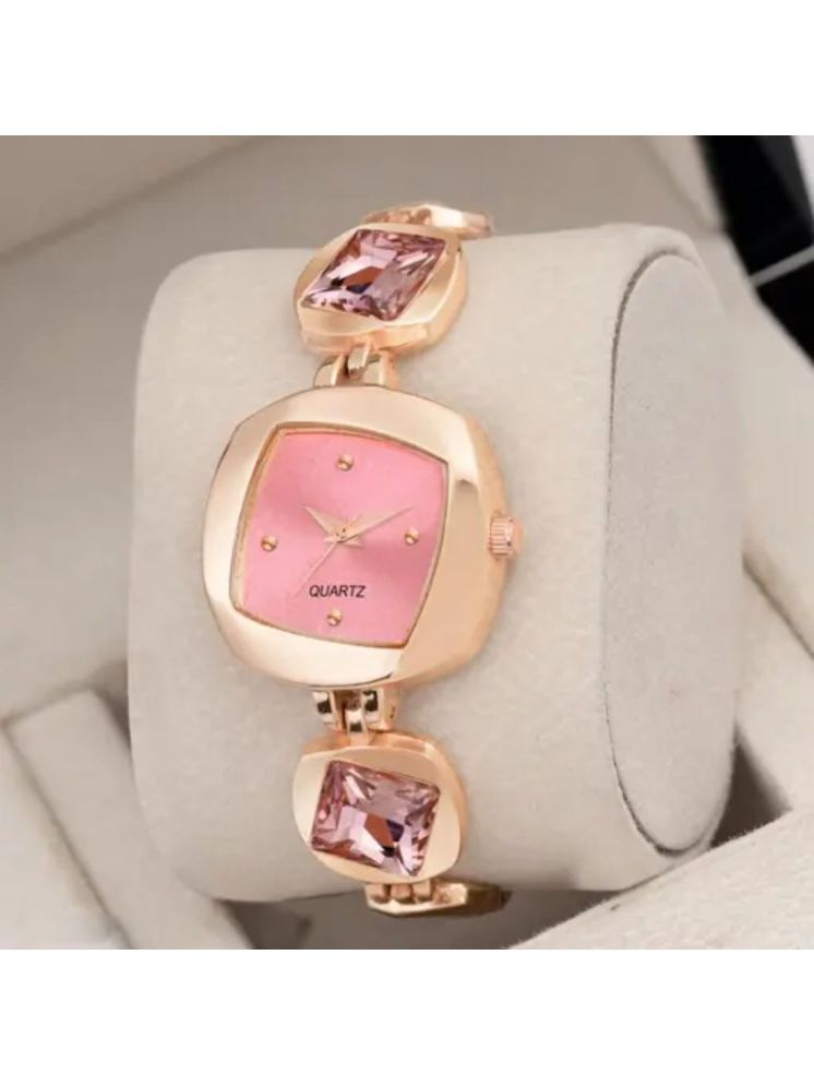     			MARKRIN Rose Gold Metal Analog Womens Watch