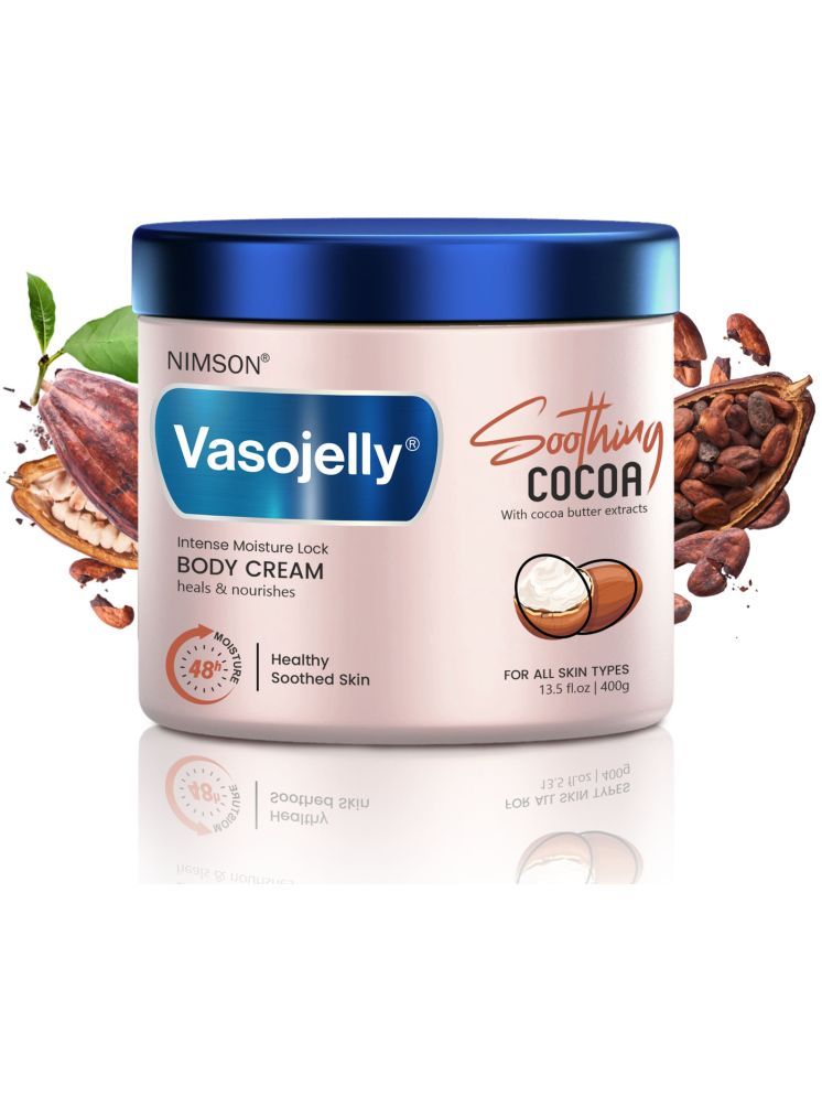     			Nimson Vasojelly Cocoa Moisturizer Cream for Deep Hydration & Skin Repair ,400gm (Pack of 1)