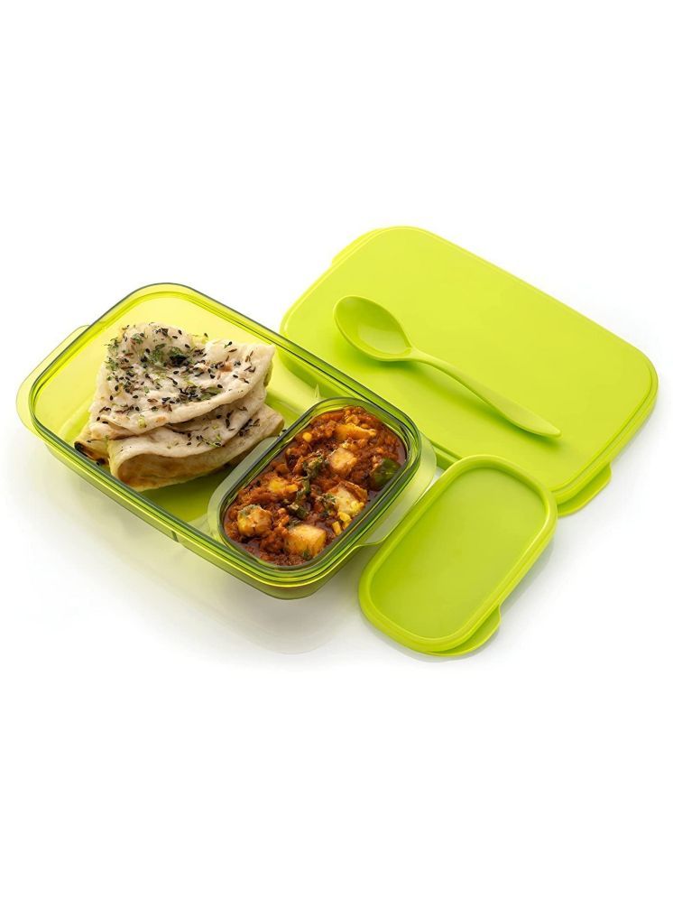     			Sushil Divine Lunch Box Plastic Lunch Box 2 - Container ( Pack of 1 )