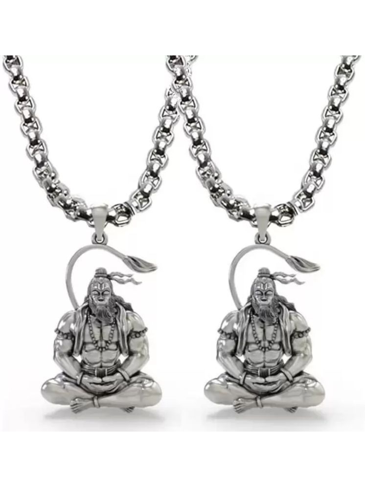     			DvR ClicK Hanuman Gada Meditation Pendant ( Pack of 2 )