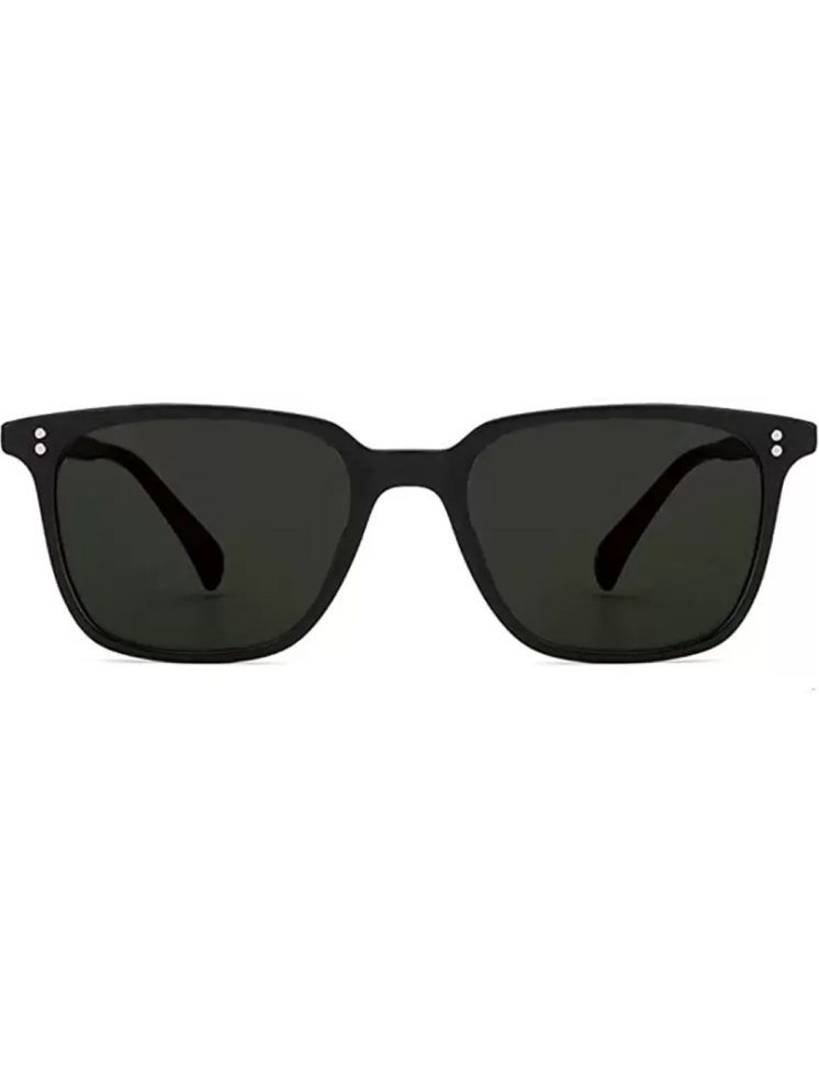     			Elligator Black Square Sunglasses ( Pack of 1 )