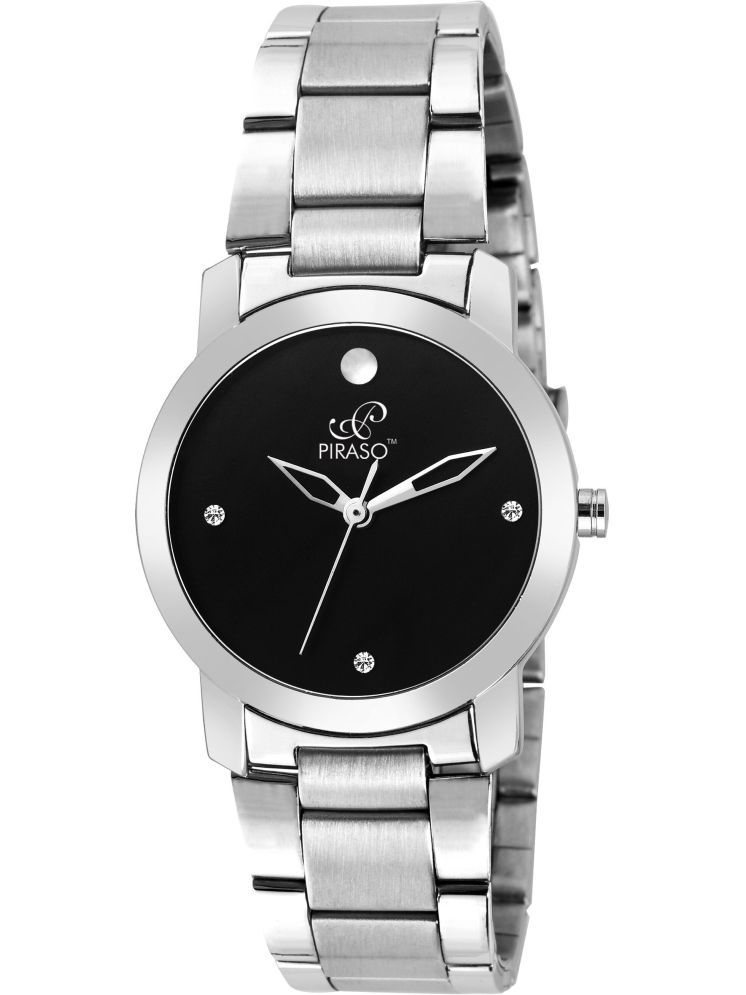     			PIRASO Silver Metal Analog Men's Watch