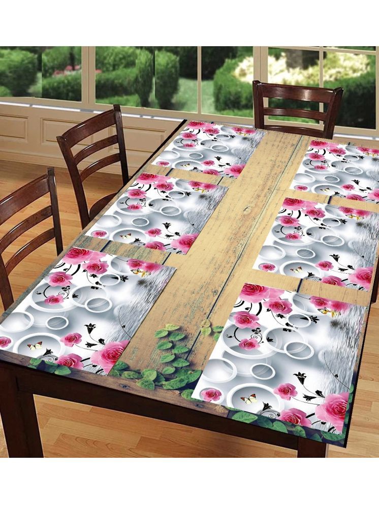     			Revexo PVC Solid Rectangle Table Mats ( 40 cm x 30 cm ) Pack of 1 - Multi