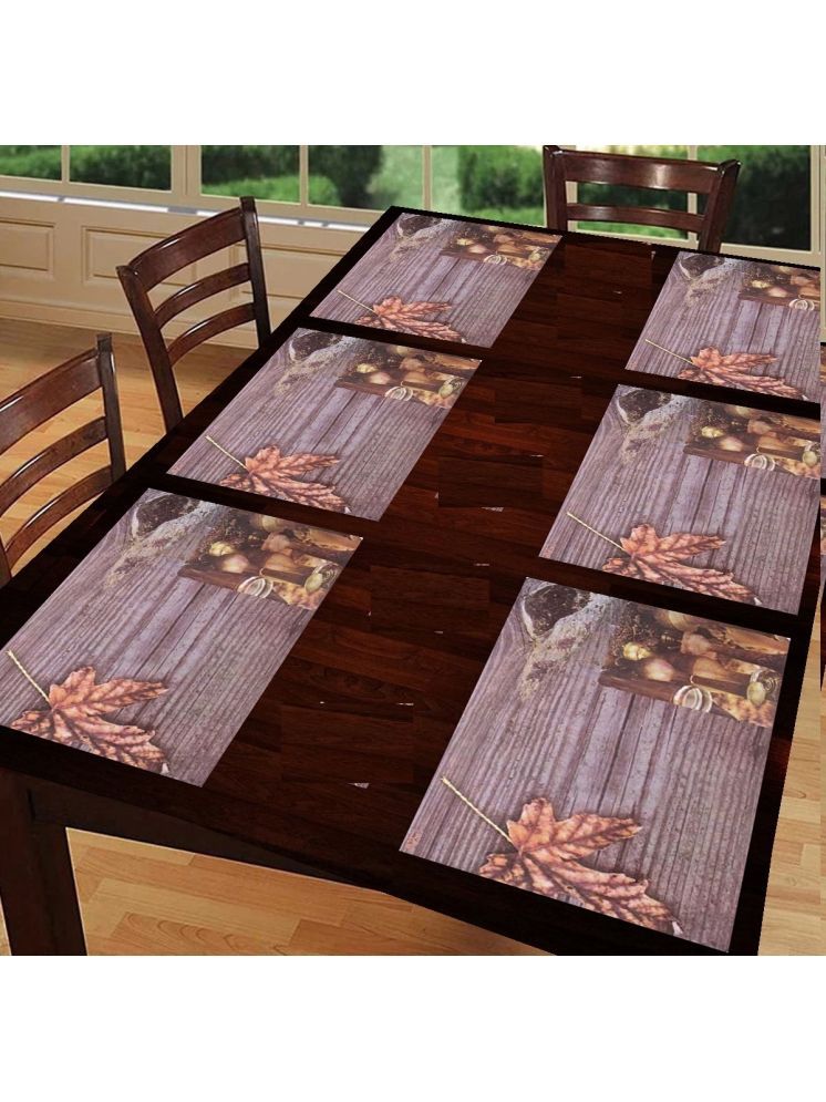     			Revexo PVC Solid Rectangle Table Mats ( 40 cm x 30 cm ) Pack of 1 - Multi