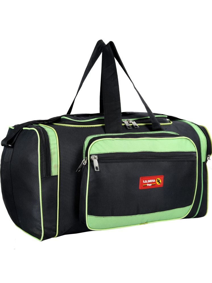     			S.K.DAYNA 40 Ltrs Green Polyester Duffle Bag