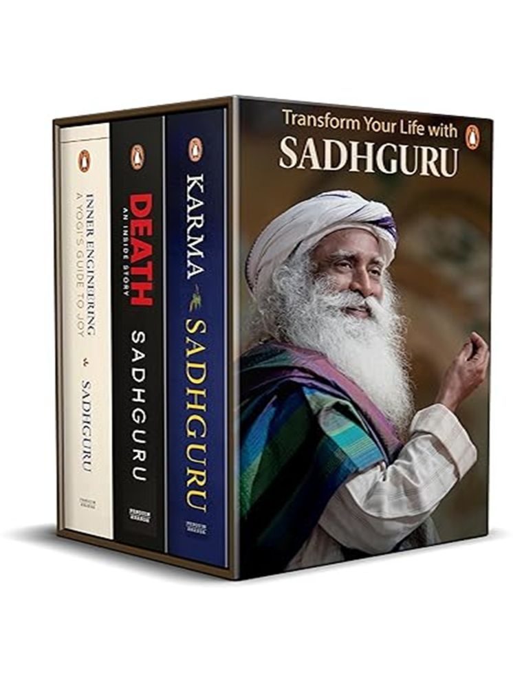     			Transform Your Life With Sadhguru: Boxset of 3 bestsellers- Inner Engineering, Death, Karma Paperback – 5 June 2023