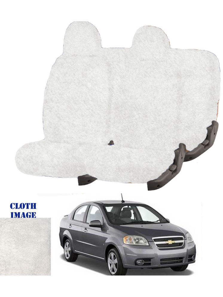     			Chevrolet Aveo White 5 Seater Car Seat Cover