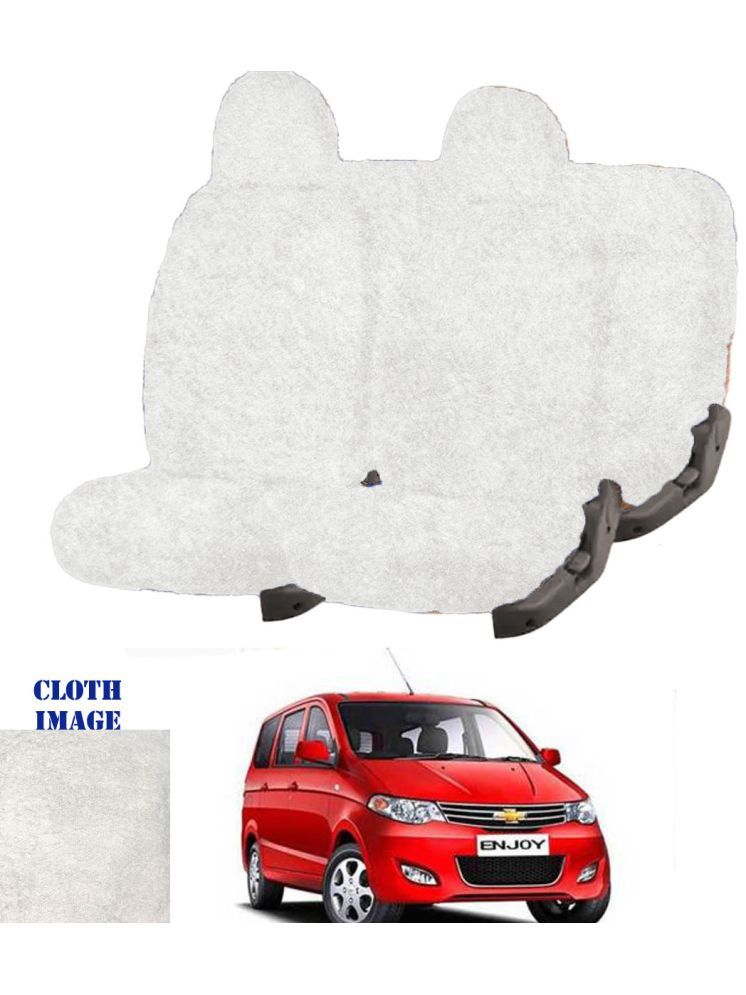     			Chevrolet Enjoy White 8 Seater Car Seat Cover